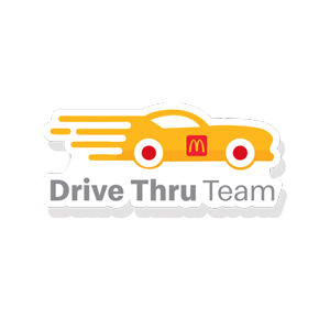 Drive Thru Team Pin