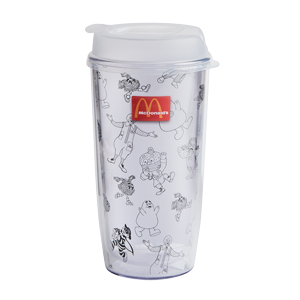 Clear McDonaldland Character Cup - Case of 24