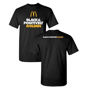 Black & Positively Golden T-Shirt