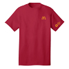 Eco-Friendly Classic Red T-Shirt with Arch