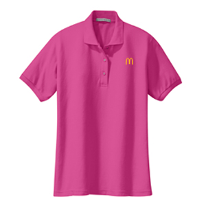 Ladies' Rose Pink Soft Touch Polo