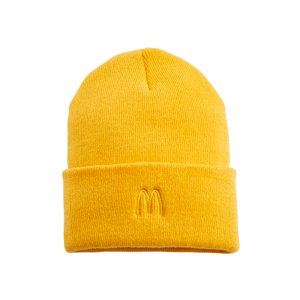 Yellow Tone on Tone Knit Hat
