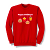 Red Happy Holidays Sweatshirt