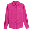 Ladies' Long Sleeve Dress Shirt Rose Pink