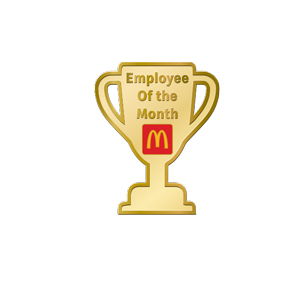Employee of the month Pin