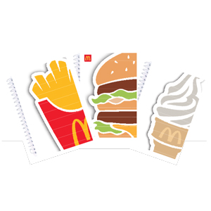 Food Icon Notebooks Set of 3