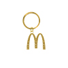 Glitter Gold Arches Key Chain