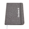 Grey Recycled Cotton Notebook