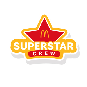 Superstar Crew Lapel Pin Pack of 5
