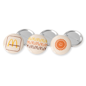 Sunshine & Arches Mini Buttons Set of 3