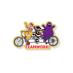Character Teamwork Pin Pack of 5 