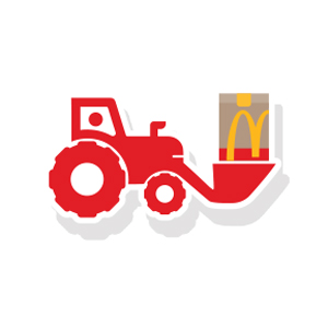 Tractor McDelivery Pin Pack