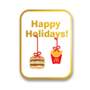 Happy Holidays Lapel Pin Pack of 5