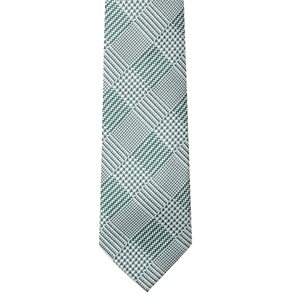 Men's Pine Houndstooth Pattern Tie