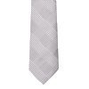 Men's Steel Grey Houndstooth Pattern Tie