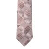 Men's Burgundy Houndstooth Pattern Tie
