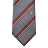 Men's Grey/Burgundy Stripe Tie