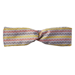 Ladies' Grey Tie with Yellow/Orange/Brown Arches