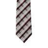 Men's Burgundy Plaid Tie
