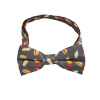 Silk Bow Tie with Food Icons