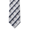 Men's Charcoal Plaid Tie